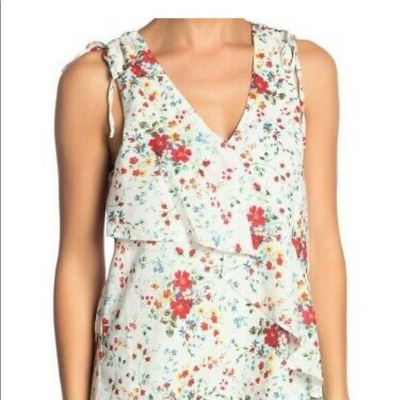 Parker Spring Ditsy Floral Ruffle Top - Picture 3 of 6